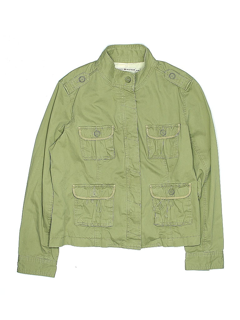 Pre-owned Tommy Hilfiger Kids' Jacket In Green