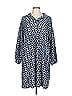 Jude Connally Blue Casual Dress Size L - photo 1
