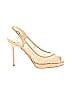 Jimmy Choo Gold Tan Heels Size EU 36 - photo 1