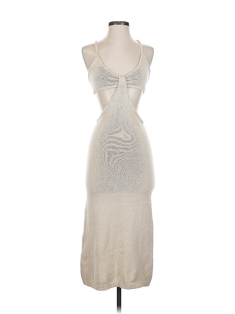 Pre-owned Petal And Pup Cocktail Dress In Silver