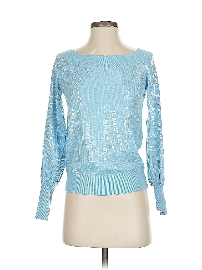 Pre-owned Boston Proper Pullover Sweater In Blue