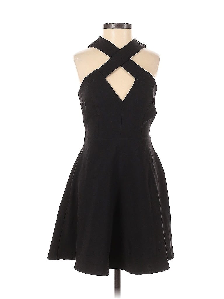 Pre-owned Lulus Cocktail Dress In Black