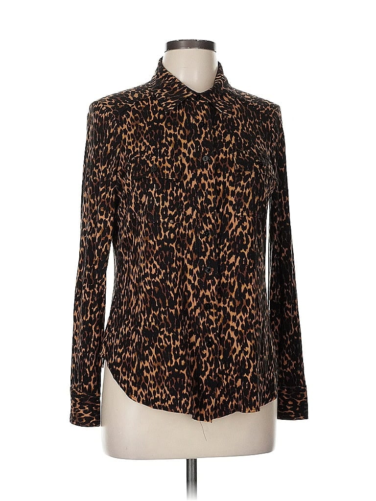 Worth Brown Long Sleeve Turtleneck Size M - photo 1