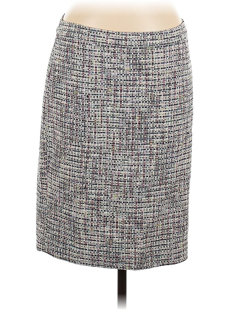 Pre-owned J.crew Factory Store Casual Skirt In Gray