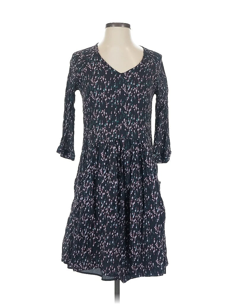 Pre-owned Garnet Hill Casual Dress In Blue