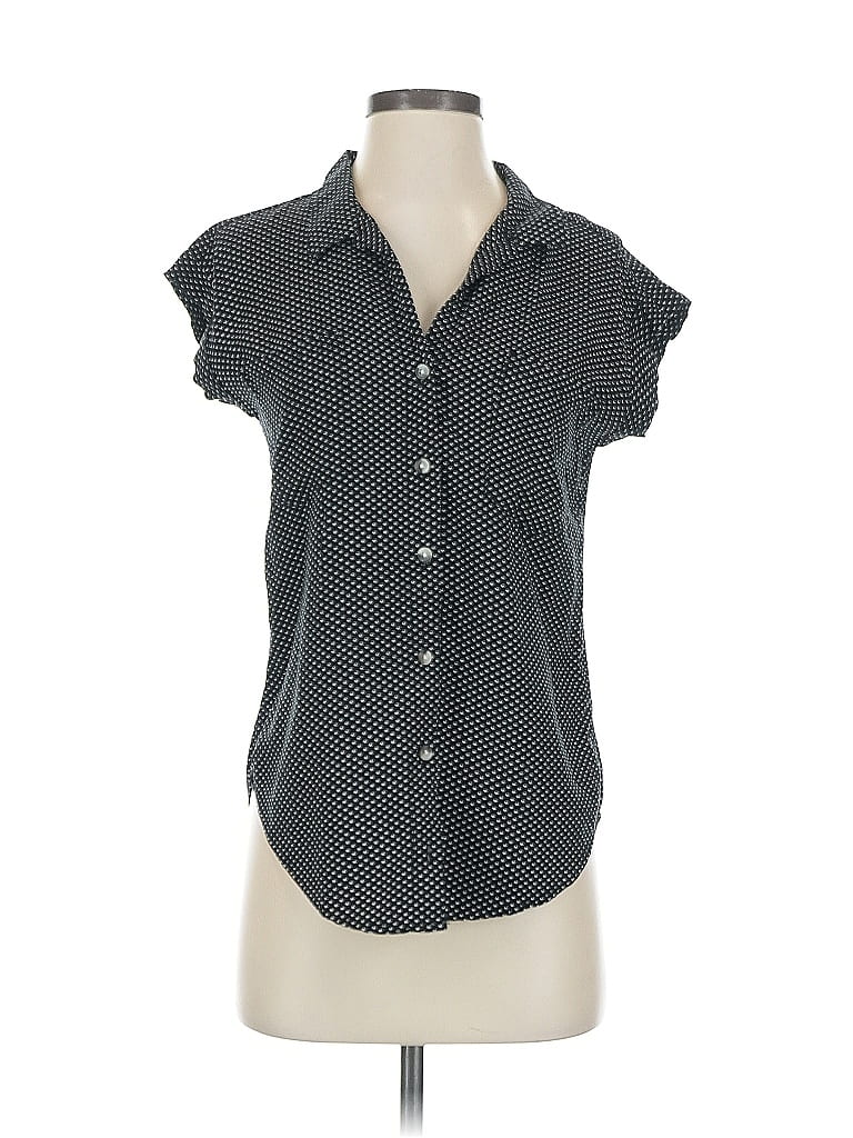 JACHS GIRLFRIEND Pre-owned Short Sleeve Blouse In Gray