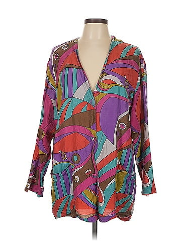 Carole Little 3/4 Sleeve Silk Top (view 1)