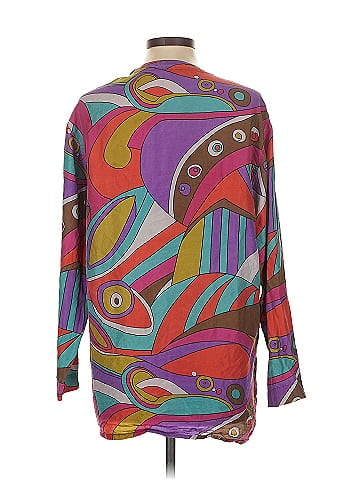 Carole Little 3/4 Sleeve Silk Top (view 2)