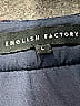 English Factory 100% Polyester Plaid Blue Casual Skirt Size L - photo 4