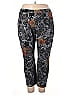 Susan Graver Paisley Gray Yoga Pants Size 2X - photo 1