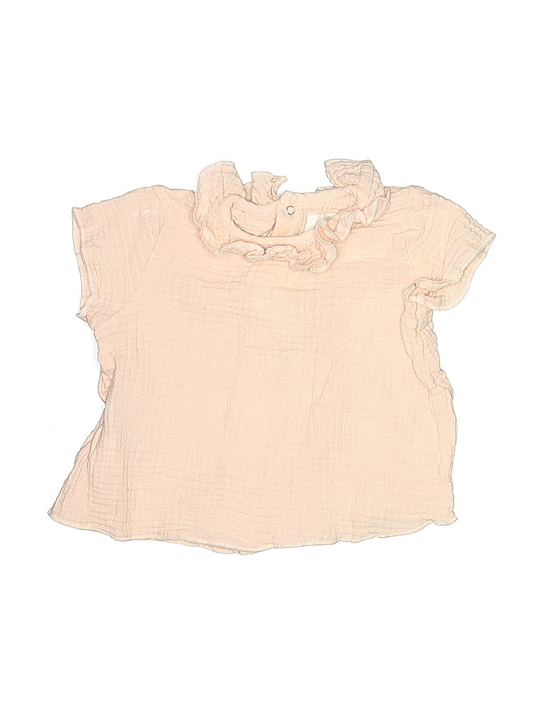 Pre-owned Assorted Brands Babies' Short Sleeve Blouse In Pink