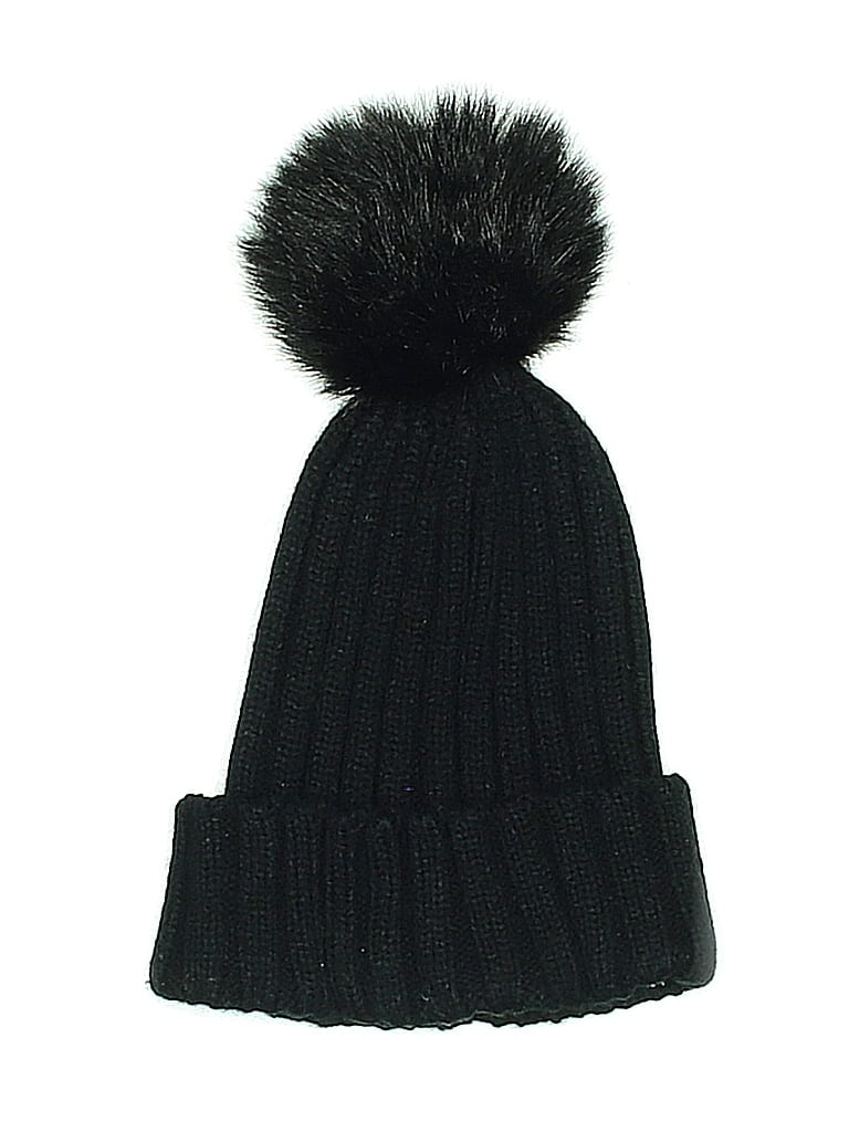 Pre-owned Unbranded Beanie Hat In Black