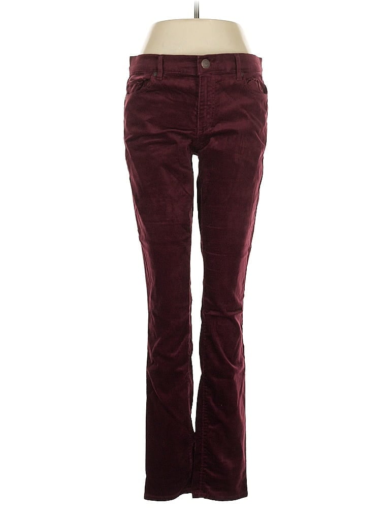 ANN TAYLOR LOFT Pre-owned Casual Pants In Burgundy