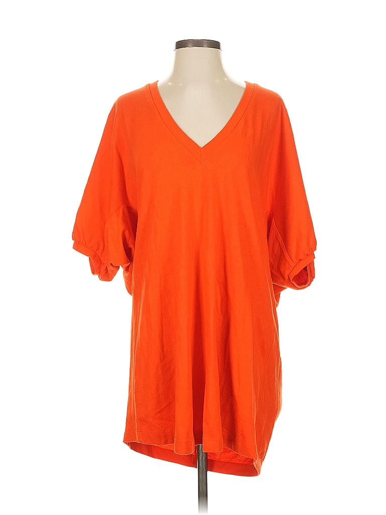 Pre-owned Zara Casual Dress In Orange