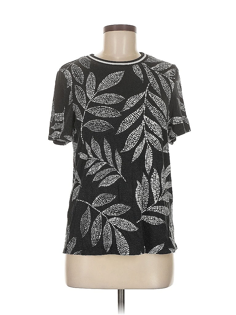 Pre-owned Les Serein Short Sleeve T-shirt In Silver