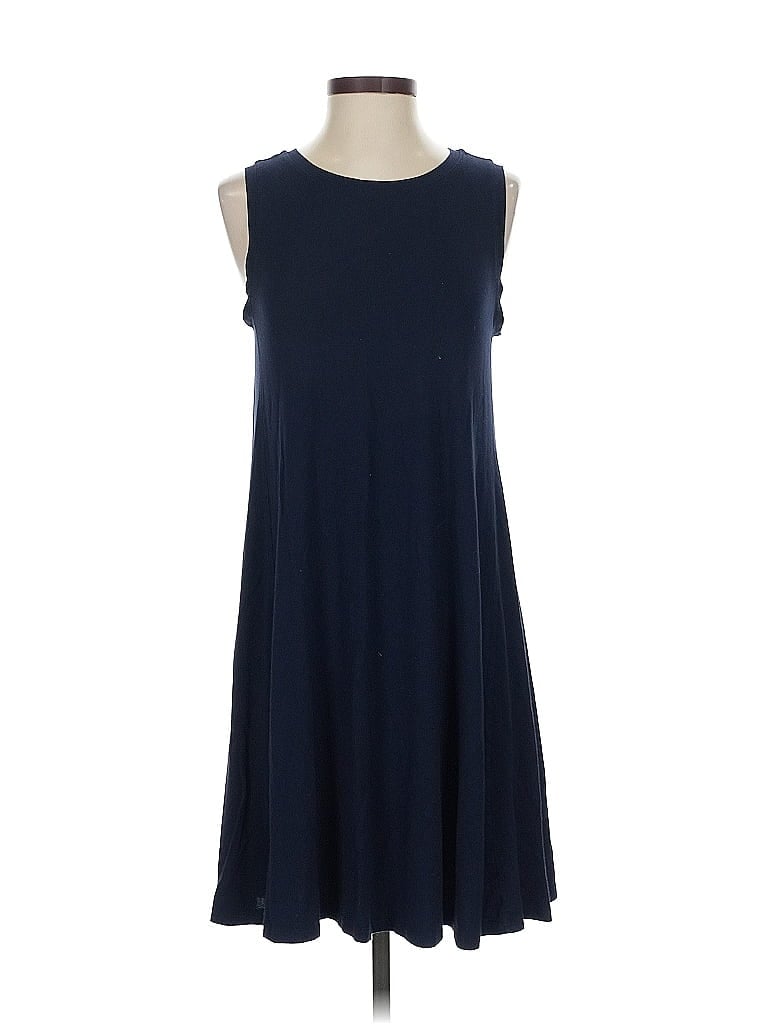 Pre-owned Ann Taylor Loft Outlet Casual Dress In Blue