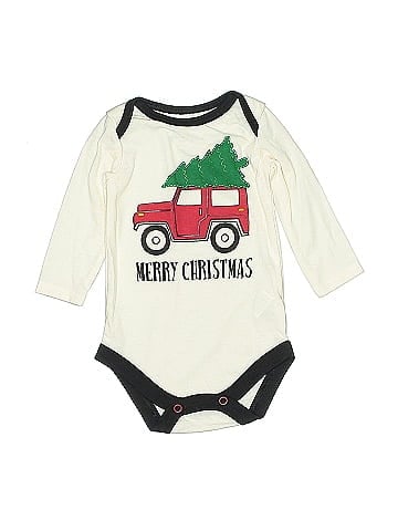 Holiday Time Long Sleeve Onesie (view 1)