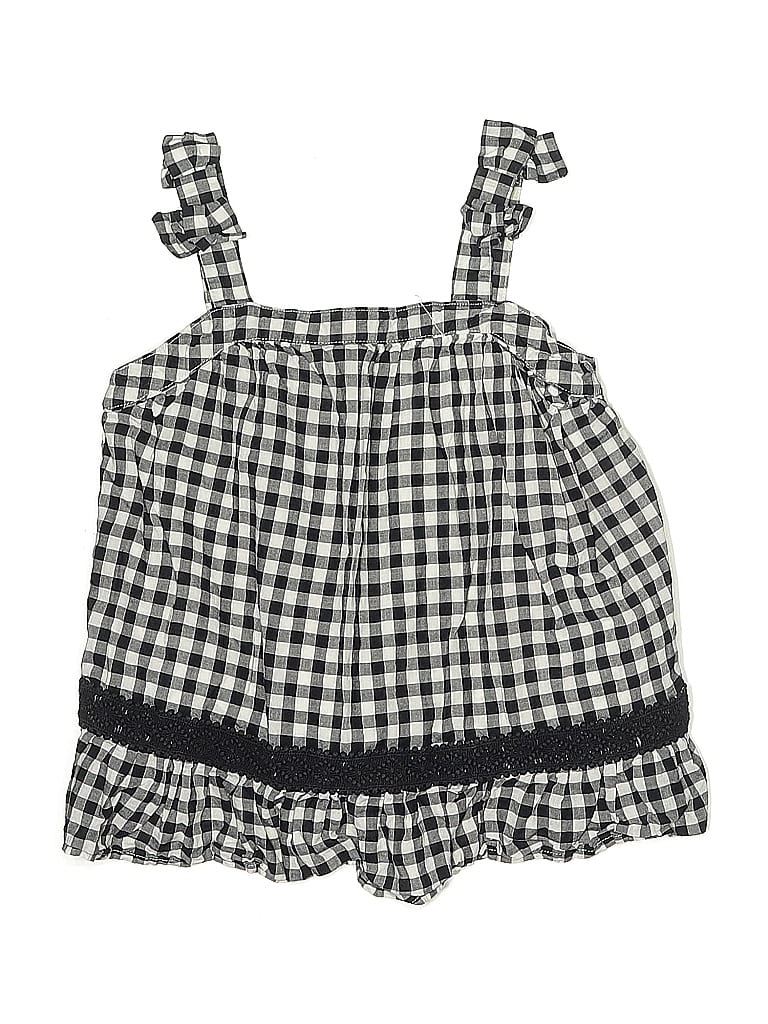 Pre-owned Unbranded Kids' Sleeveless Blouse In Black