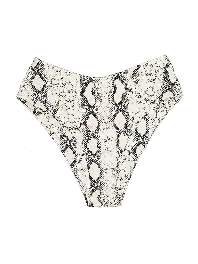 Pre-owned Unbranded Swimsuit Bottoms In White