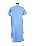 Jessica Simpson Solid Blue Casual Dress Size M - photo 2