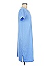 Jessica Simpson Solid Blue Casual Dress Size M - photo 4