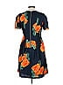 Mcginn 100% Polyester Floral Blue Casual Dress Size 10 - photo 2