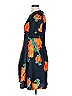 Mcginn 100% Polyester Floral Blue Casual Dress Size 10 - photo 5