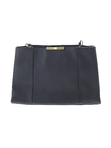 Ted Baker London 100% Leather Black Gray Leather Shoulder Bag One size