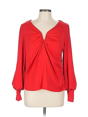 Skies Are Blue Long Sleeve Blouse (view 1)