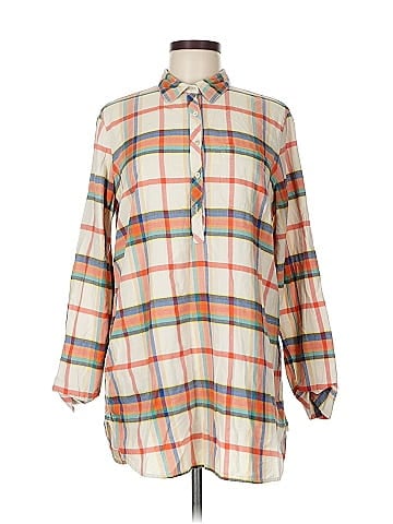L.L.Bean Signature 3/4 Sleeve Blouse (view 1)