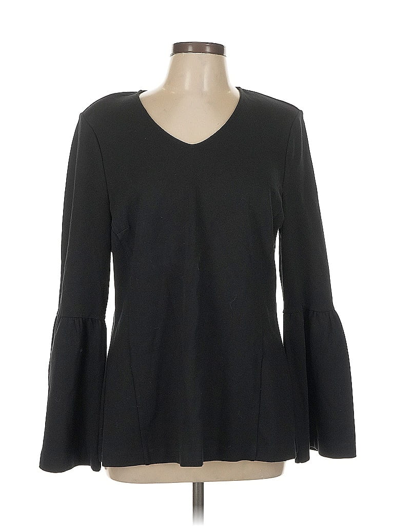 Click to view more detailed imagery on our partner's website Pre-owned Cabi Long Sleeve Top Black V Neck Tops