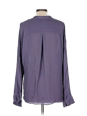 Vince. Long Sleeve Silk Top (view 2)