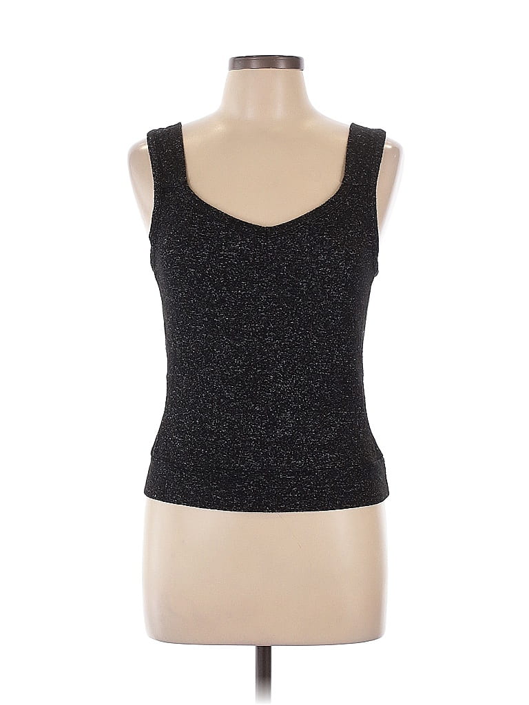 CROSBY Pre-owned Tank Top Black Strapless Neckline Tops