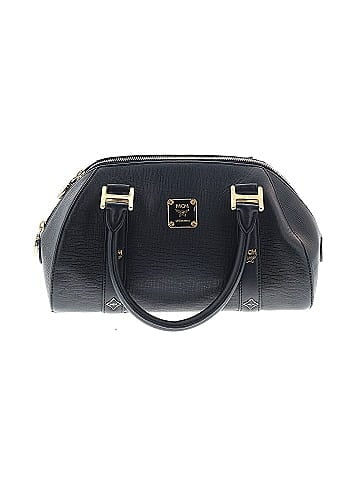 MCM Leather Mini Boston Bag (view 1)