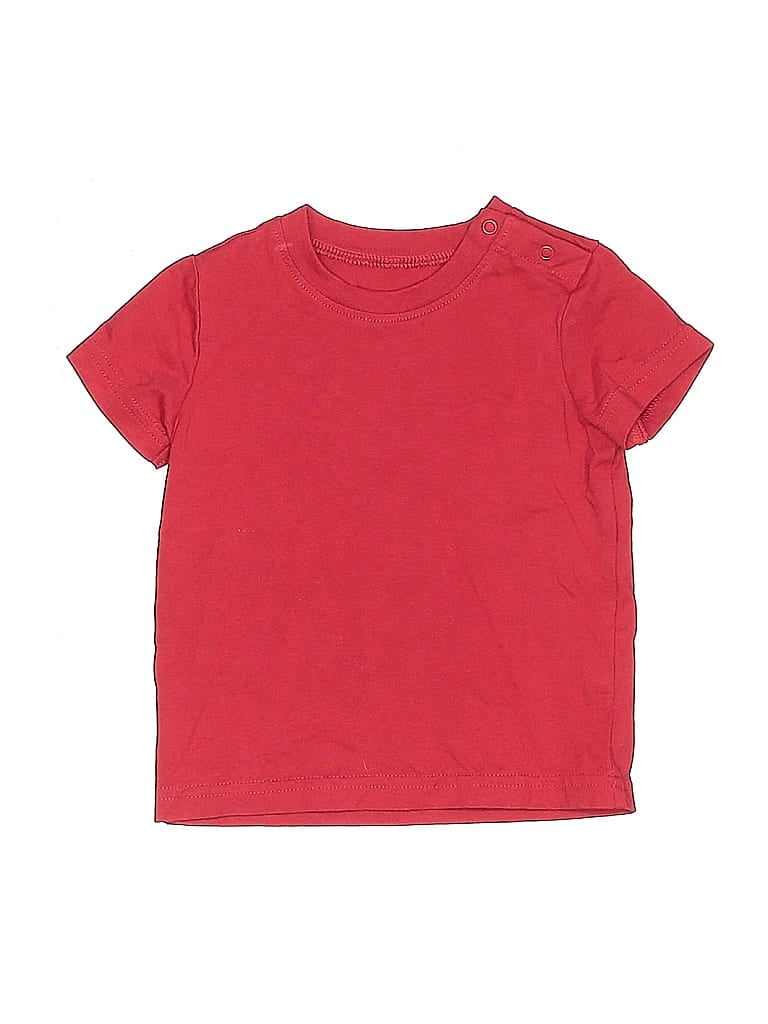 Pre-owned Primary Clothing Babies' Short Sleeve T-shirt In Red