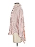 Sam Edelman 100% Viscose Stripes Pink 3/4 Sleeve Button-Down Shirt Size S - photo 5