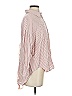 Sam Edelman 100% Viscose Stripes Pink 3/4 Sleeve Button-Down Shirt Size S - photo 4