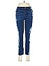Soho JEANS NEW YORK & COMPANY Stars Blue Jeans Size 8 - photo 1