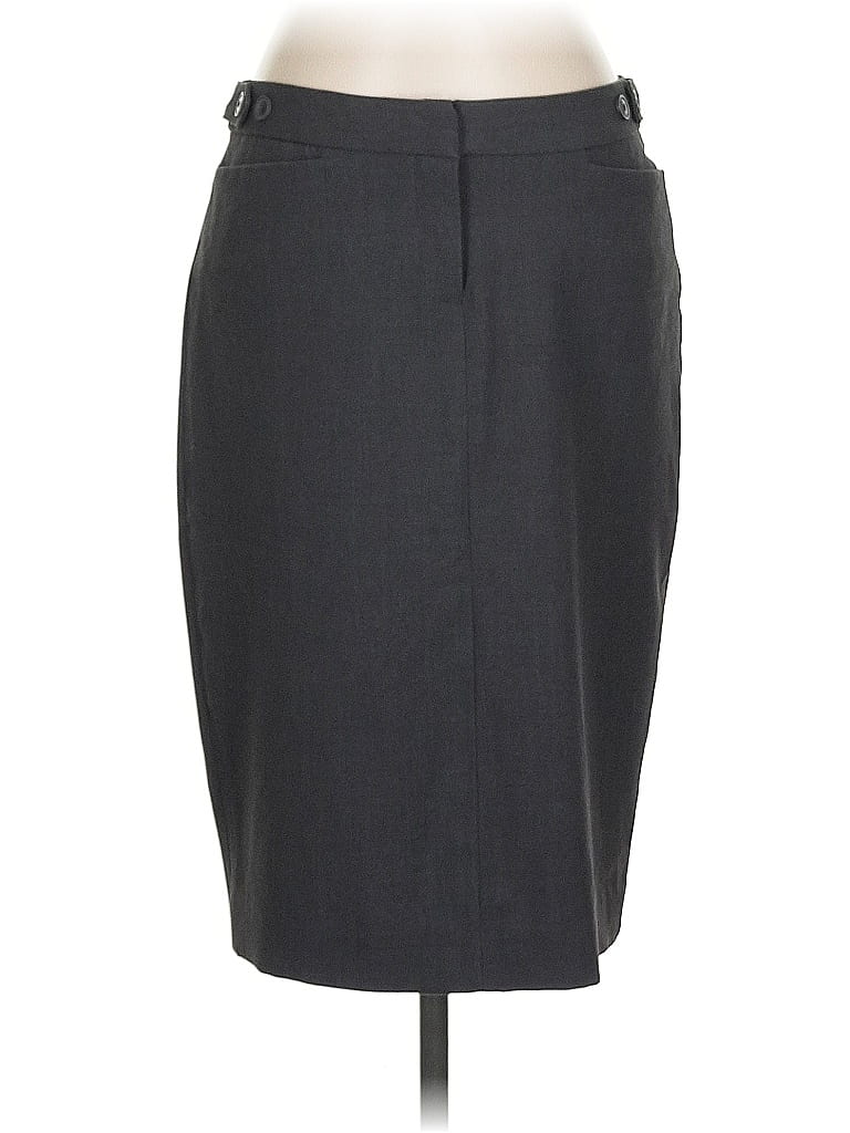 Pre-owned Norma Kamali Formal Skirt In Gray