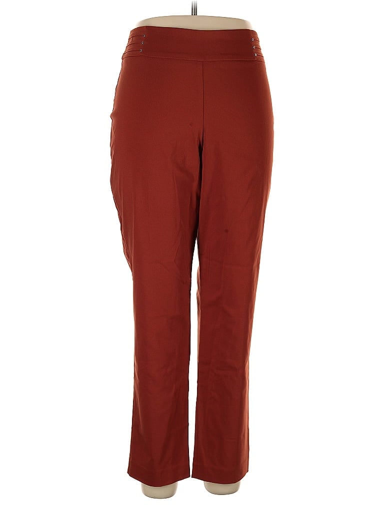 Pre-owned Jm Collection Casual Pants In Brown