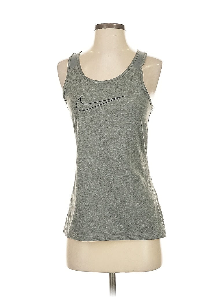 Pre-owned Nike Active Tank Top In Gray
