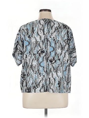Ellen Tracy Short Sleeve Blouse (view 2)