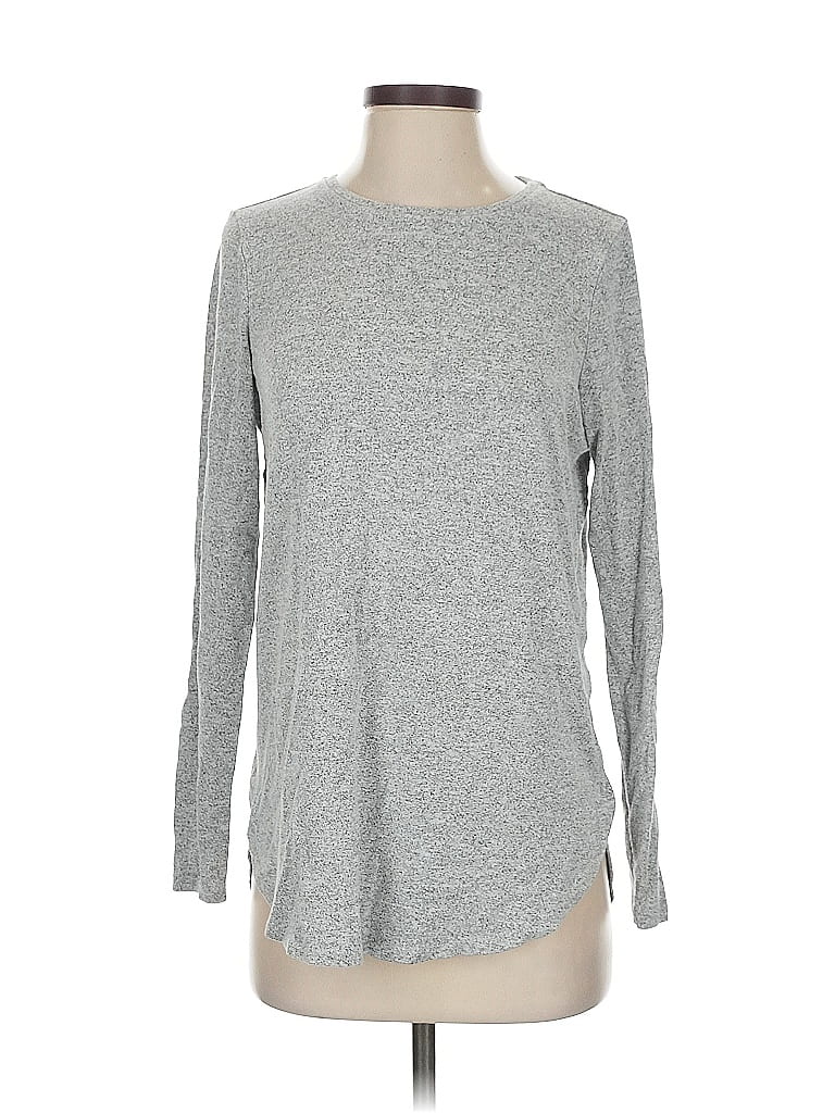 Click to view more detailed imagery on our partner's website Pre-owned Ann Taylor Long Sleeve T-shirt In Gray
