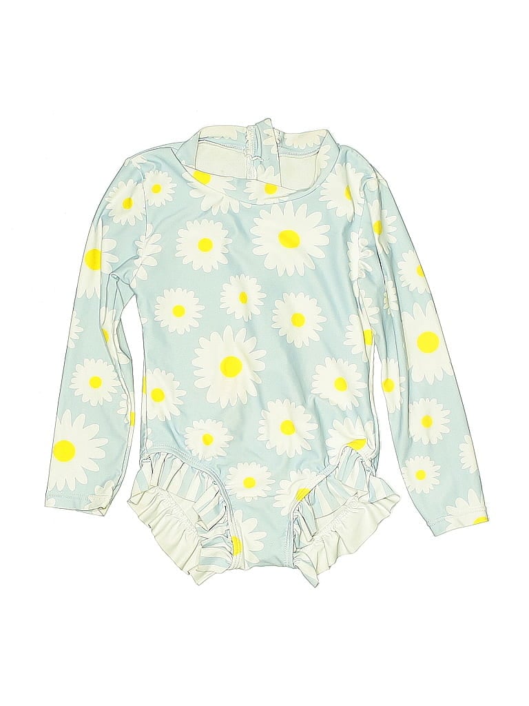 Pre-owned Unbranded Kids' Rash Guard In Blue