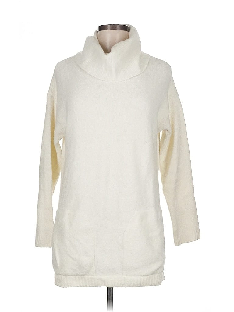 Click to view more detailed imagery on our partner's website Pre-owned Talbots Turtleneck Sweater In White