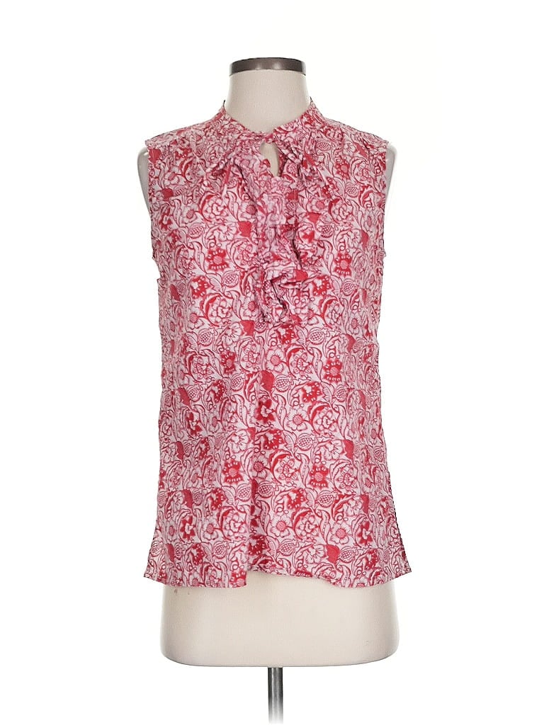 DEREK LAM COLLECTIVE Pre-owned Sleeveless Blouse In Red