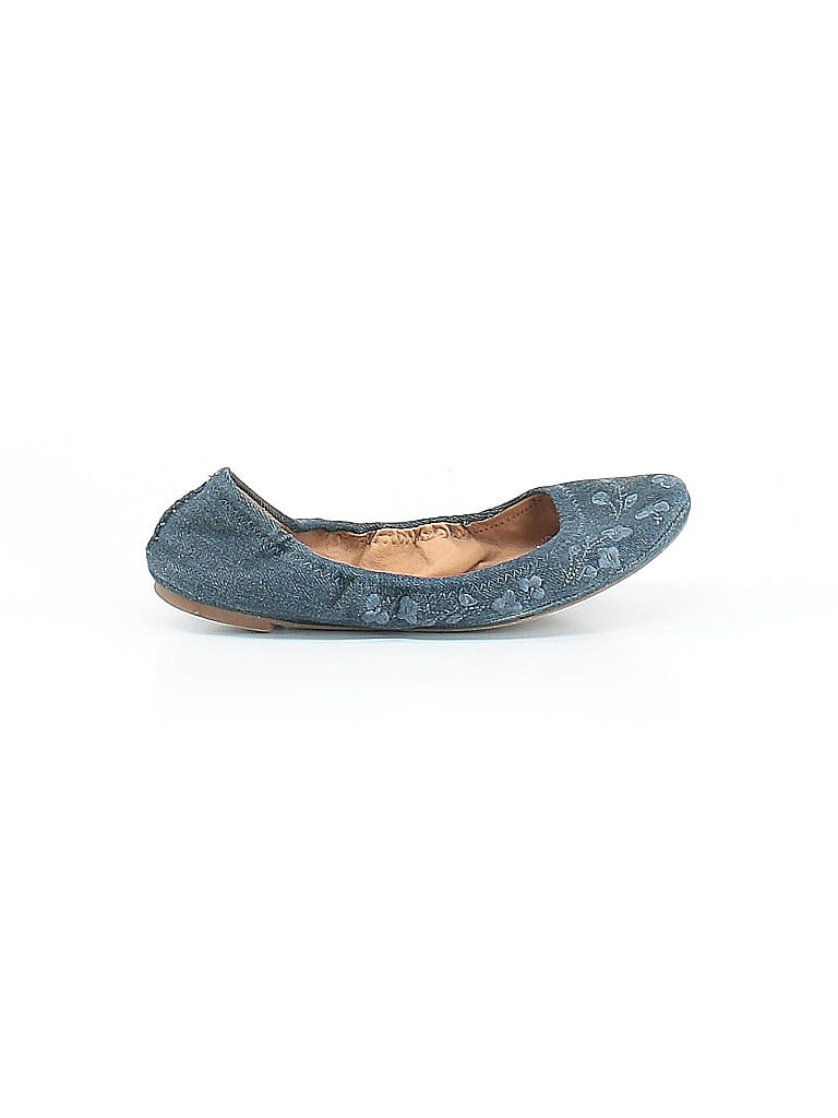 Lucky Brand Blue Flats Size 8 - 63% off | ThredUp