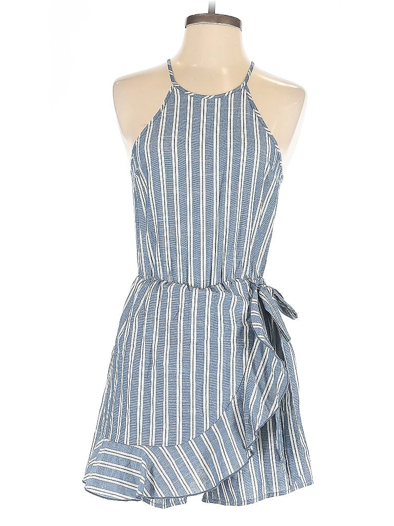 Speechless Stripes Blue Romper Size XS - photo 1