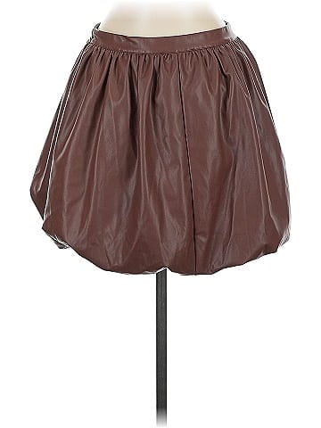 Sunday in Brooklyn Faux Leather Skirt (view 2)