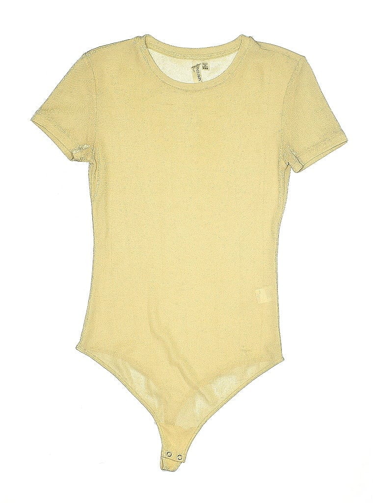 Pre-owned Second Skin Bodysuit In Gold